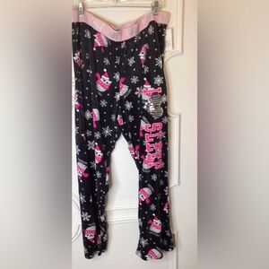 Owl Snowflake Pajama Pants Size 3x